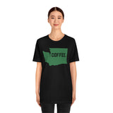 WASHINGTON COFFEE Unisex Jersey Short Sleeve Tee