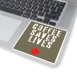 Coffee Saves Lives - Sticker