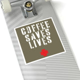 Coffee Saves Lives - Sticker