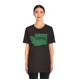 WASHINGTON COFFEE Unisex Jersey Short Sleeve Tee