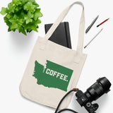 Organic Canvas Tote Bag - WA Coffee